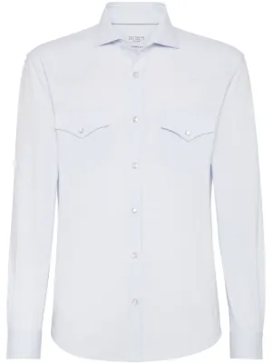 Brunello Cucinelli Camisa De Linho Eco | Branco | FARFETCH BR