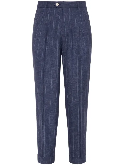 Brunello Cucinelli striped trousers