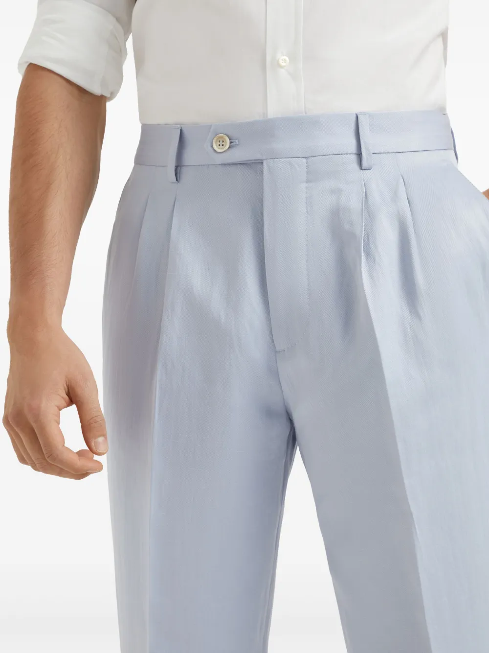 Brunello Cucinelli Plooibroek Blauw