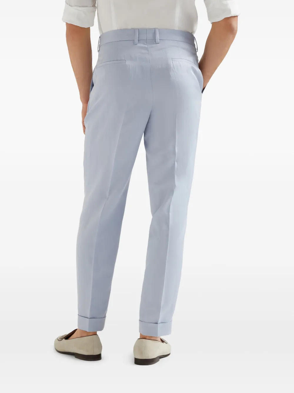 Brunello Cucinelli Plooibroek Blauw