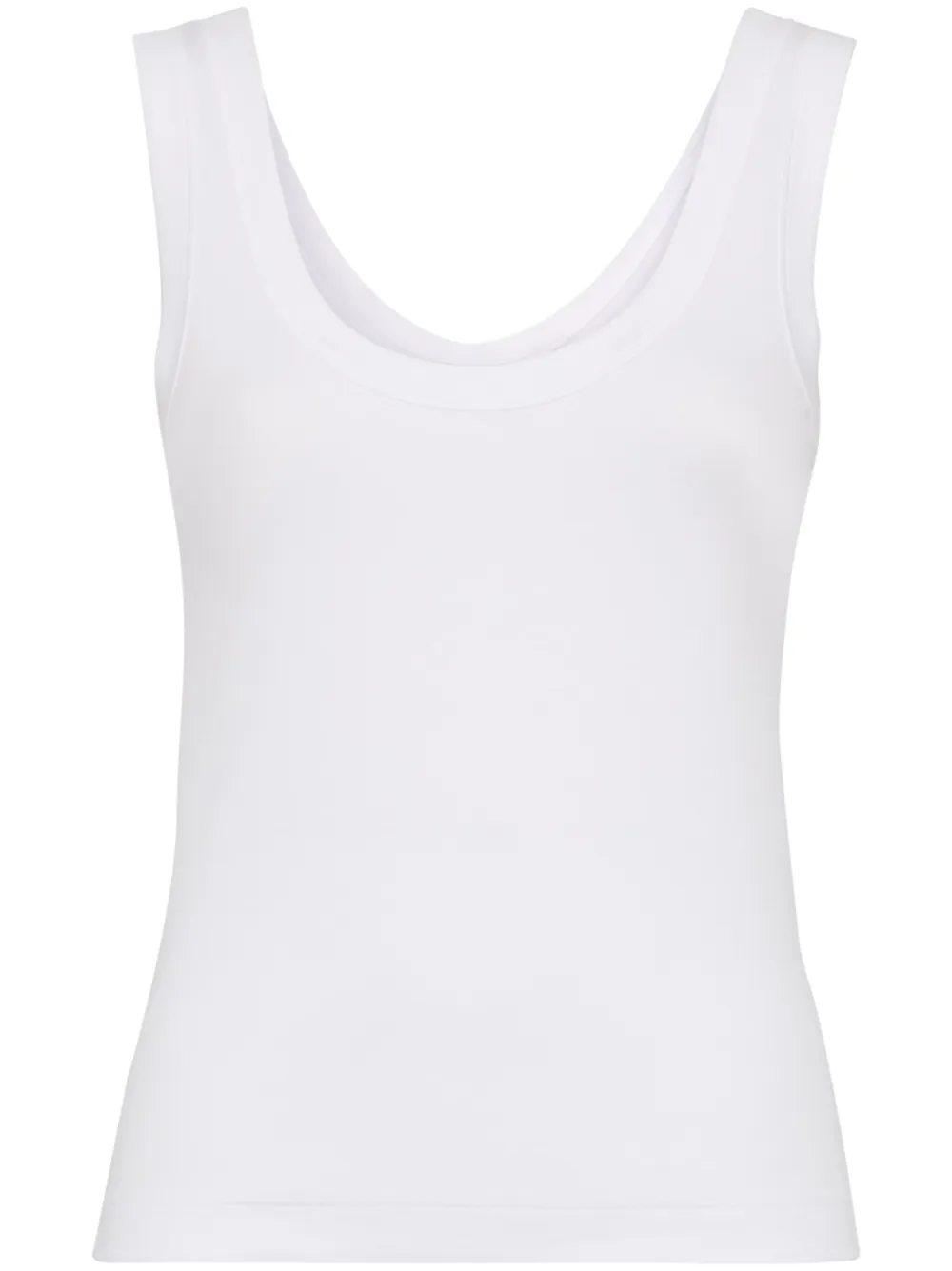 Brunello Cucinelli ribbed tank top | White | Image 1
