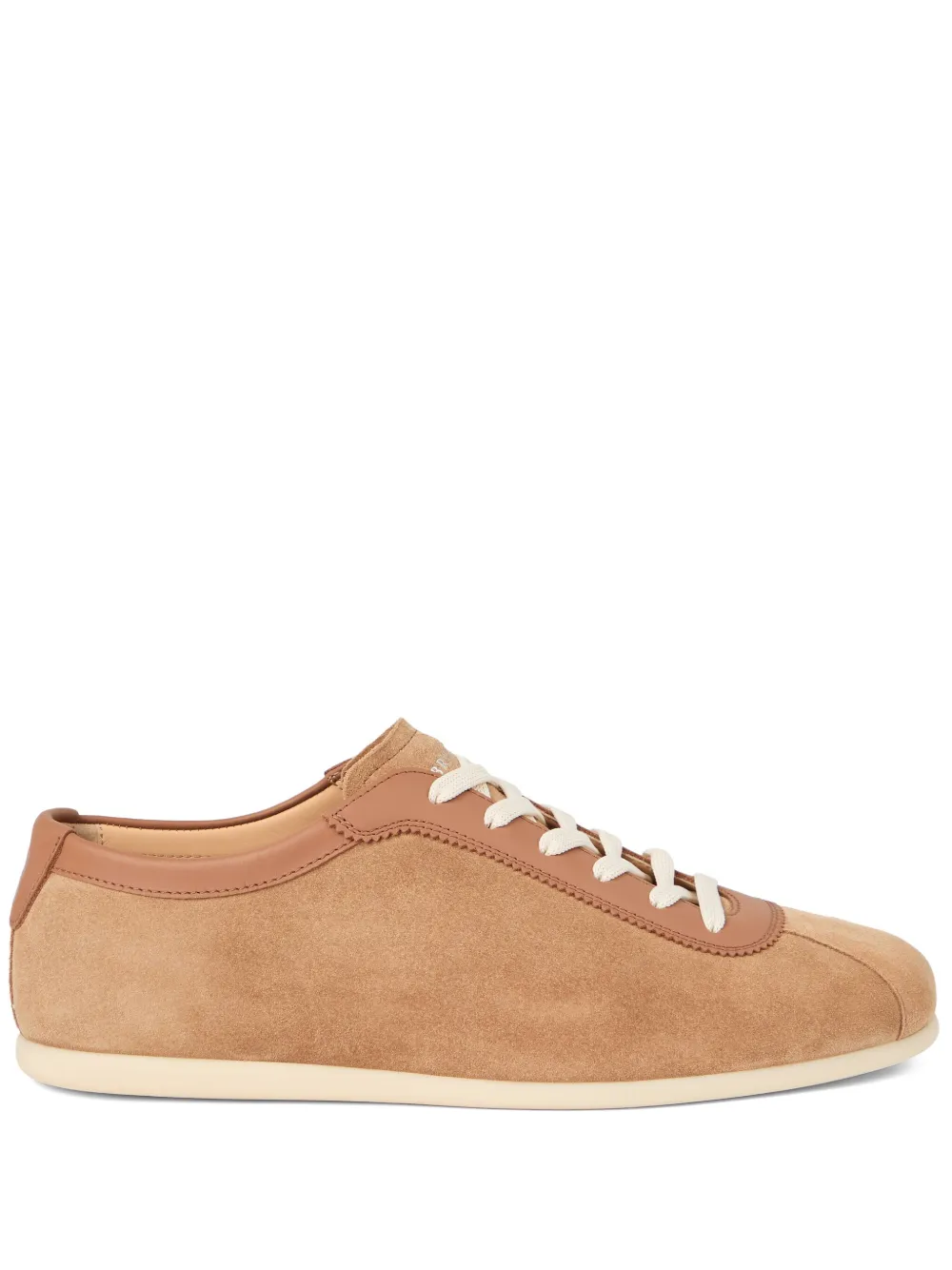 Brunello Cucinelli leather trainers Brown