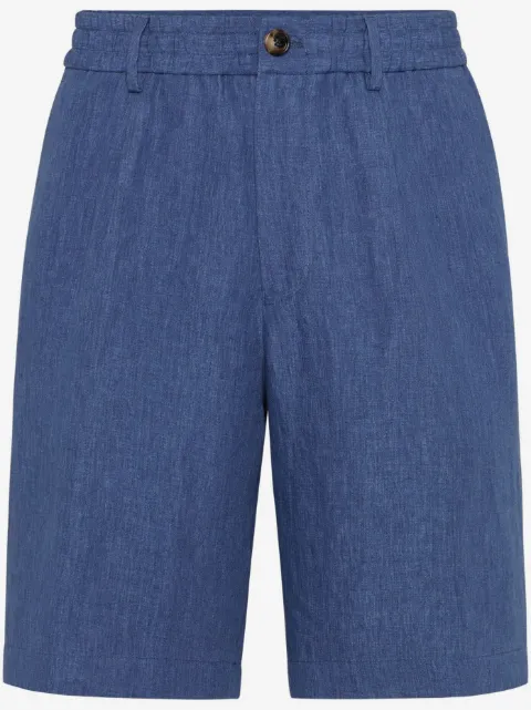 Brunello Cucinelli bermudas con pretina elástica