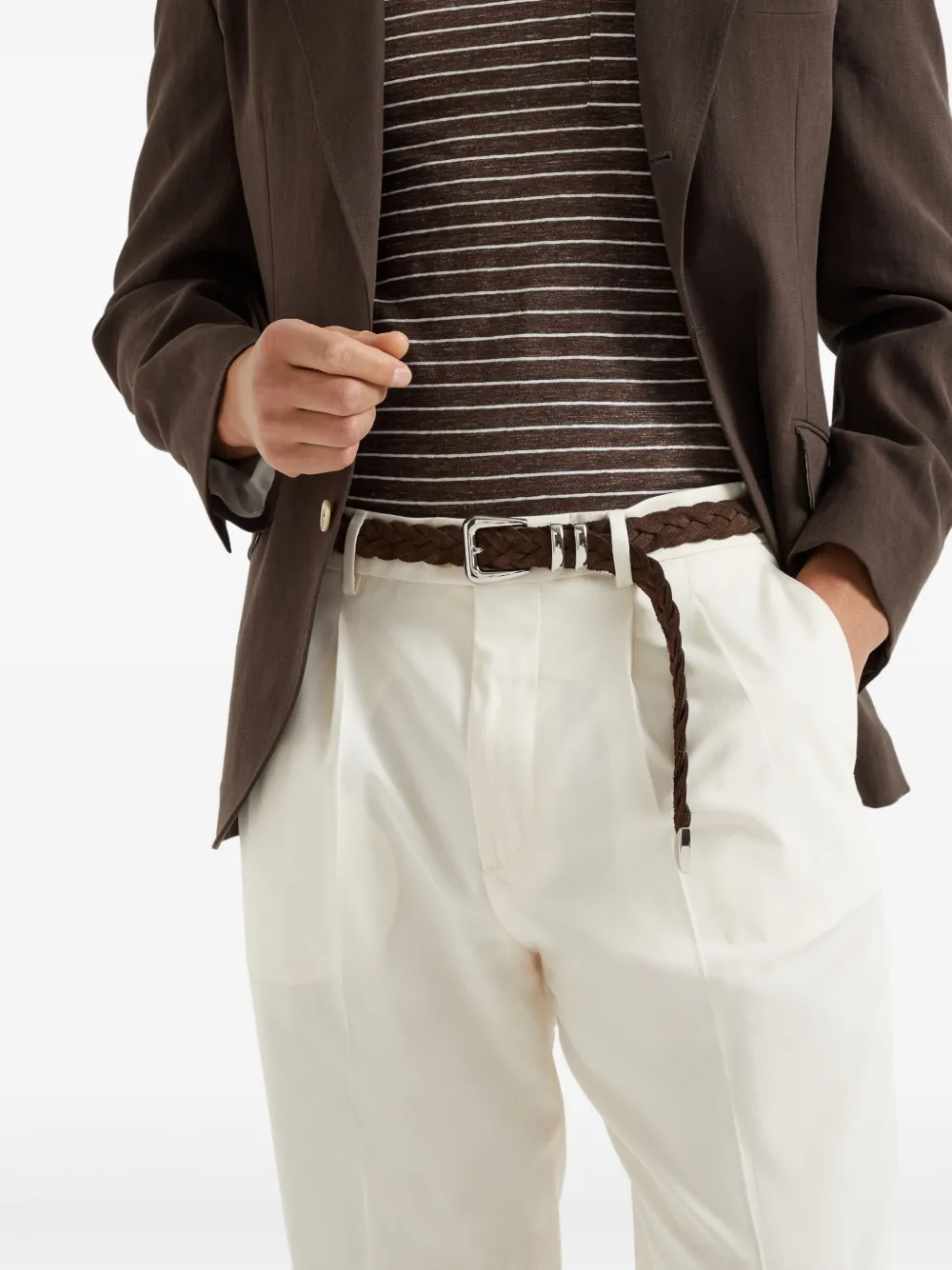 Brunello Cucinelli Plooibroek Wit