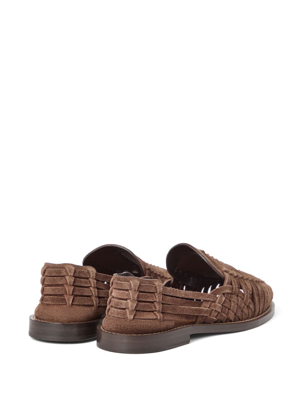 Brunello Cucinelli suede sandals Brown