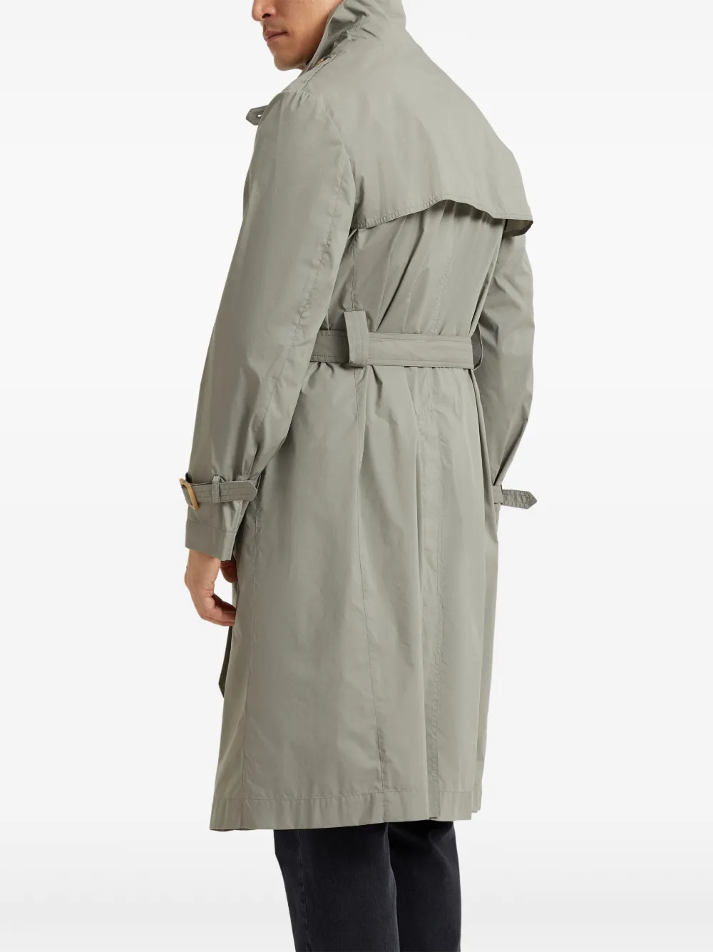 Brunello Cucinelli Waterbestendige trenchcoat Groen