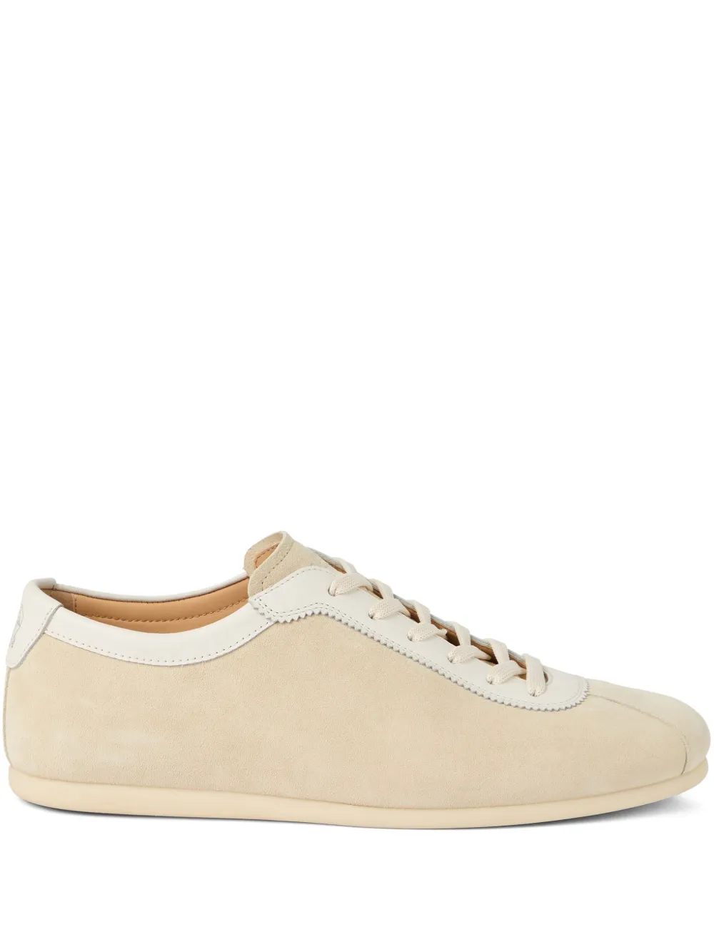 Brunello Cucinelli Suede Sneakers In Neutrals