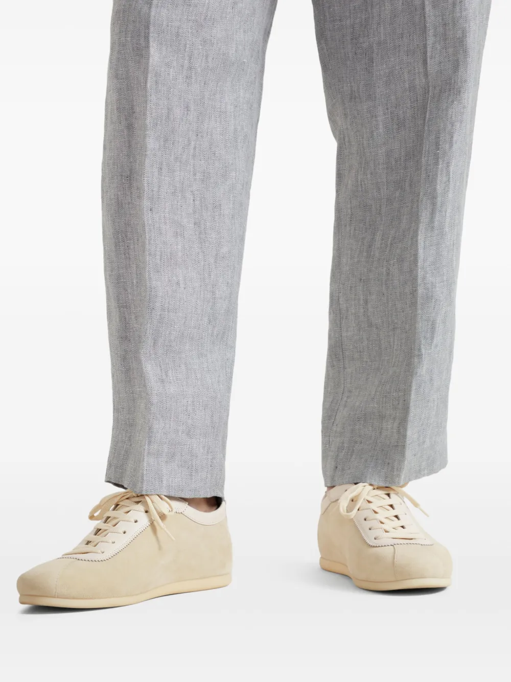 Brunello Cucinelli suede sneakers Neutrals