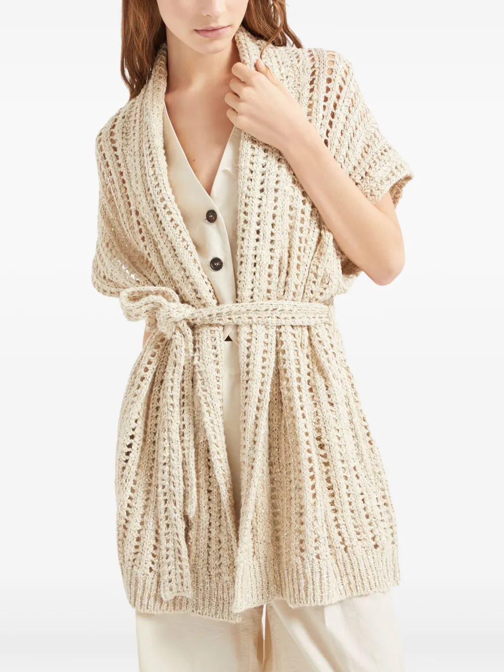Brunello Cucinelli Dazzling vest Beige