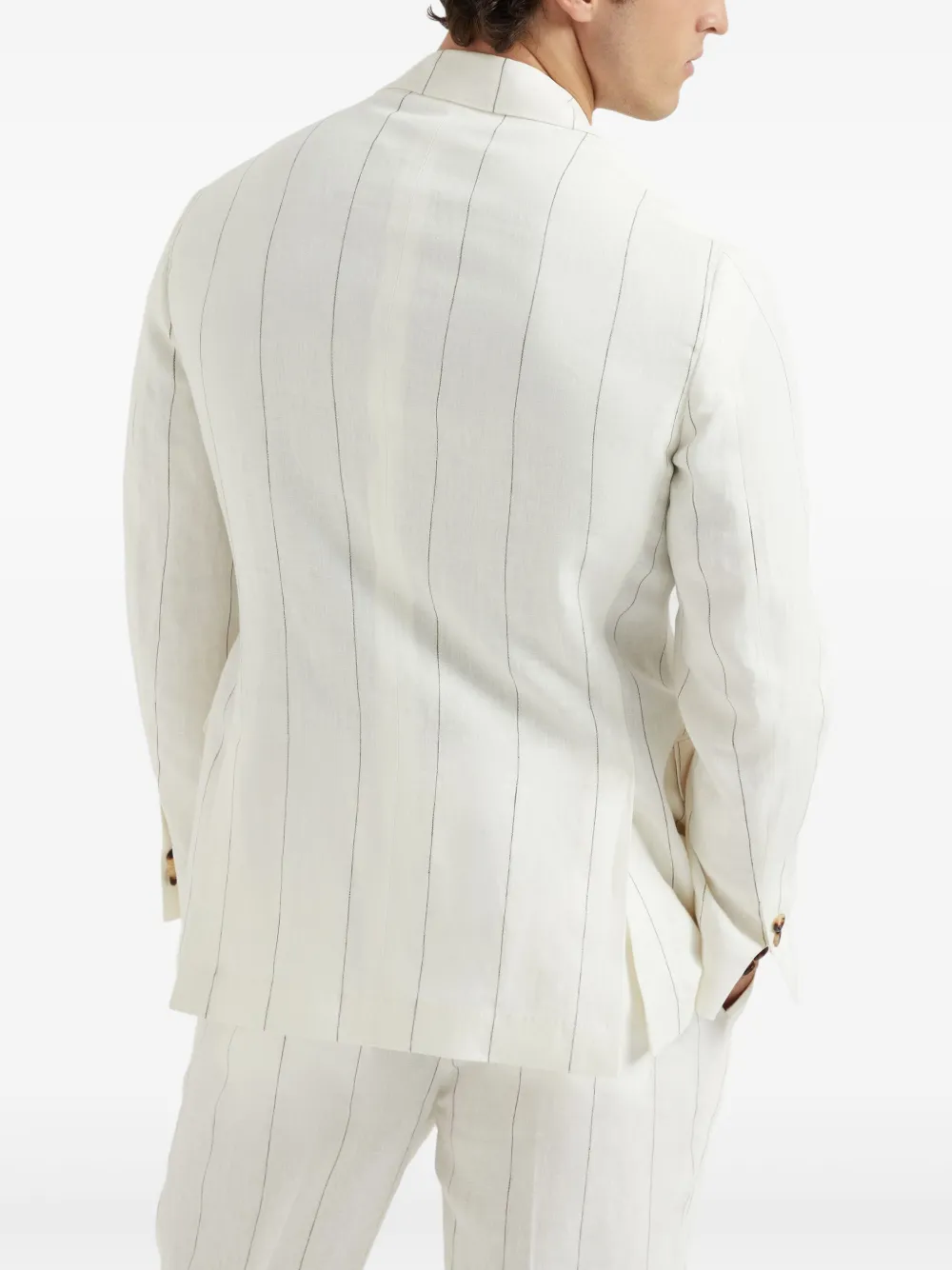 Brunello Cucinelli Gestreepte blazer DC034 PANAMA