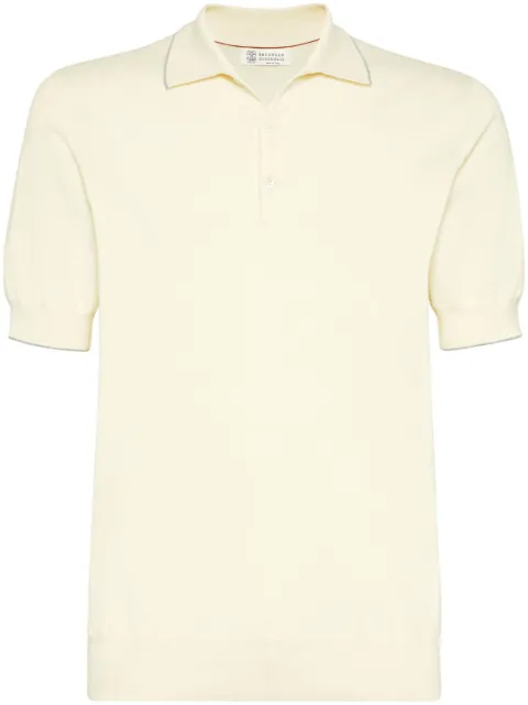 Brunello Cucinelli knitted polo shirt