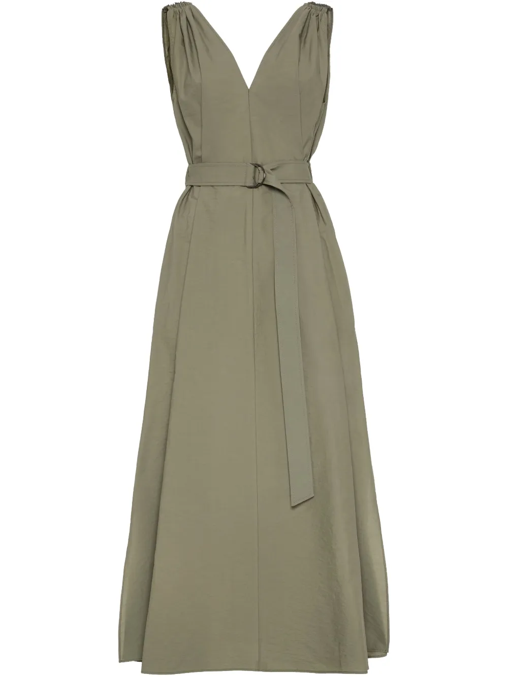 Brunello Cucinelli cotton-blend dress | Green | Image 1
