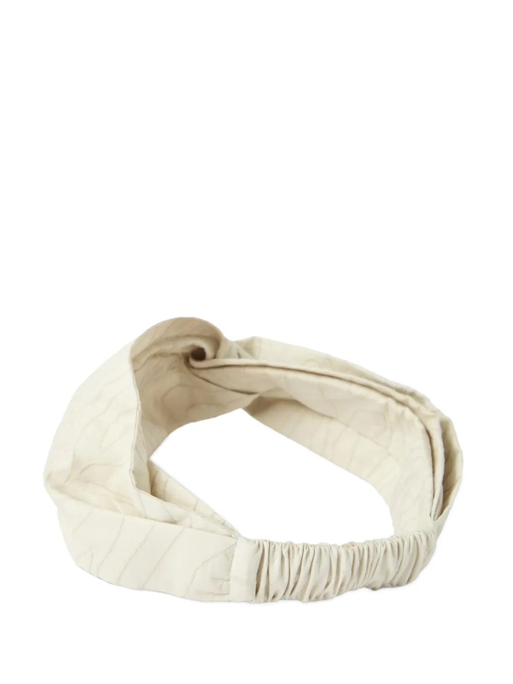 Brunello Cucinelli Haarband met jacquard-patroon - Geel