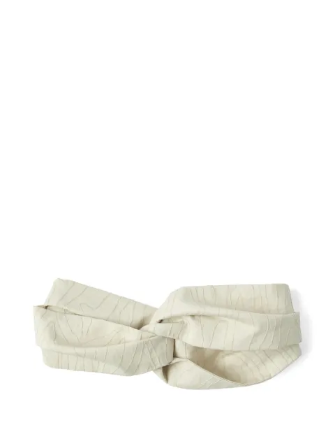 Brunello Cucinelli patterned-jacquard headband