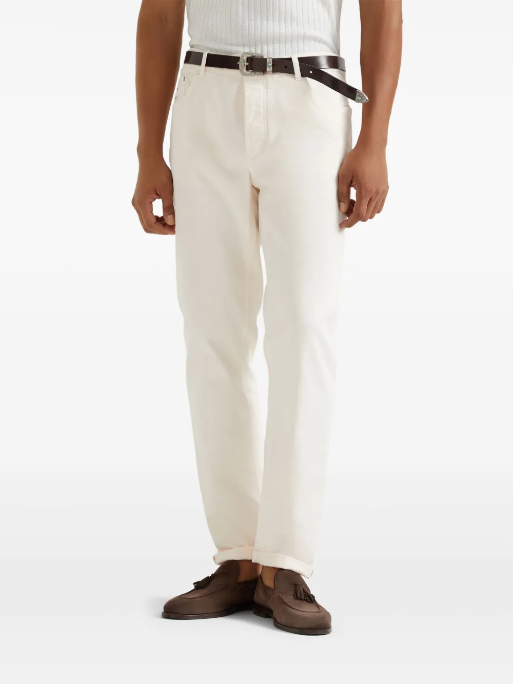 Brunello Cucinelli Straight jeans Roze
