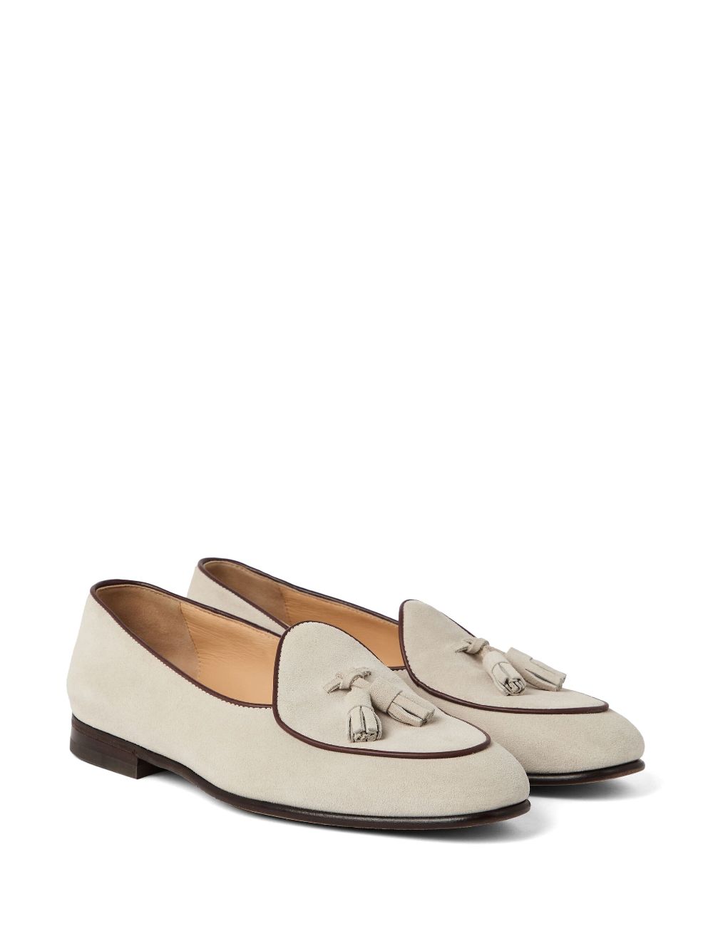 Brunello Cucinelli suede loafers - Neutrals