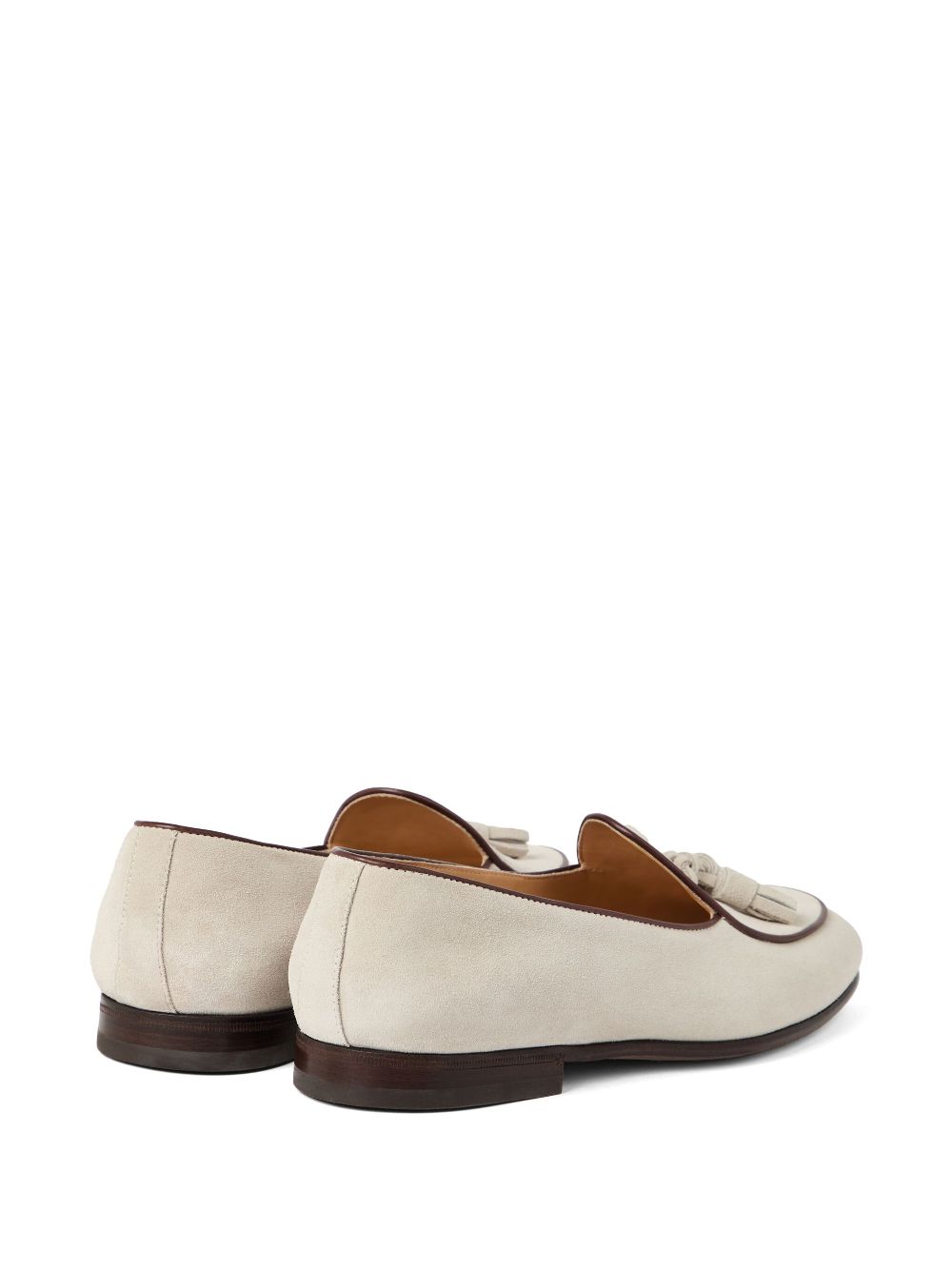 Brunello Cucinelli suede loafers Neutrals