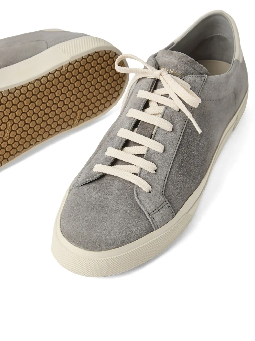 Brunello Cucinelli Suède sneakers Grijs