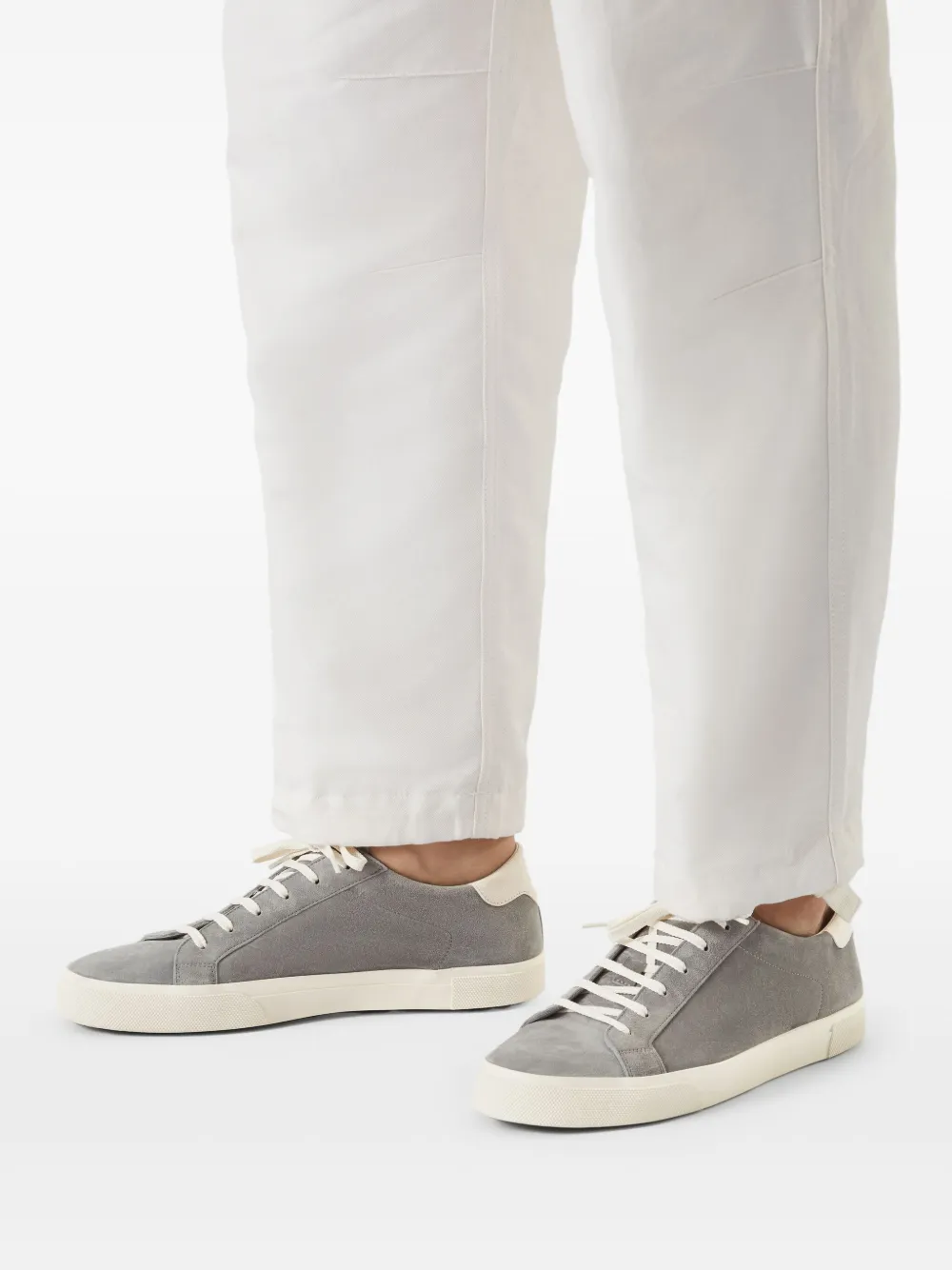 Brunello Cucinelli Suède sneakers Grijs