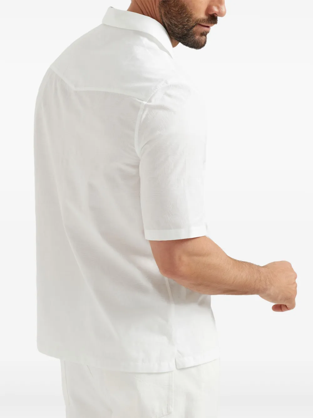 Brunello Cucinelli Katoenen overhemd Wit
