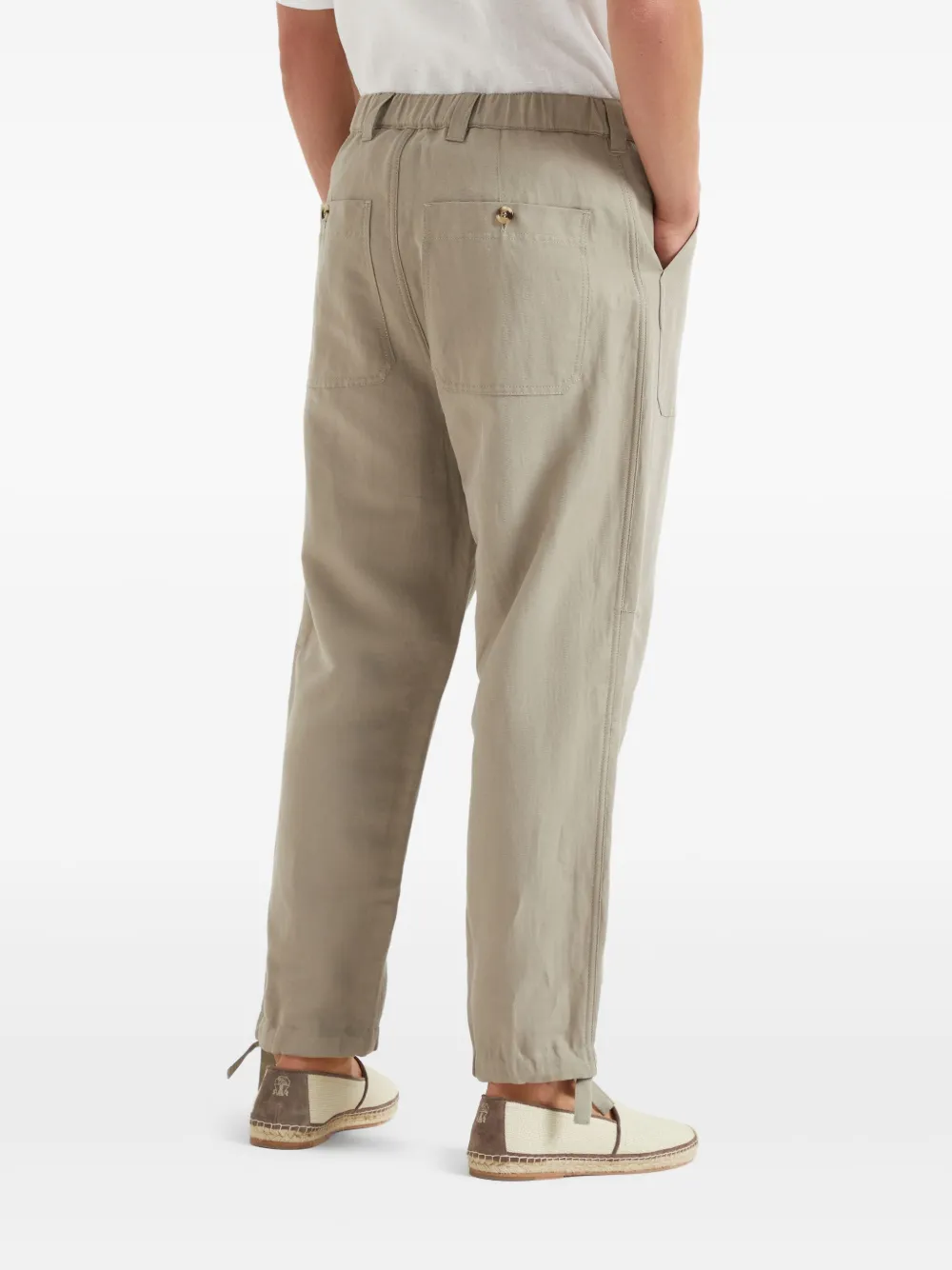 Brunello Cucinelli Drill broek Bruin