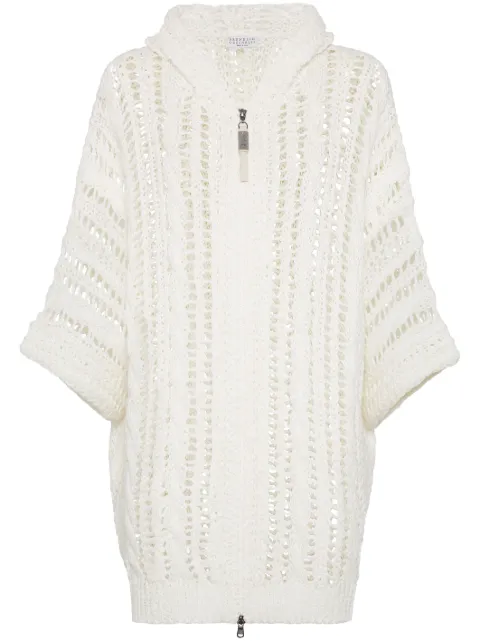 Brunello Cucinelli cable-knit cardigan