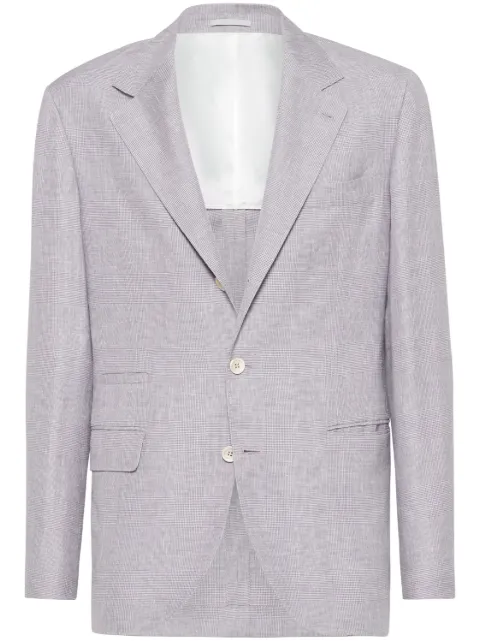 Brunello Cucinelli Prince of Wales check blazer