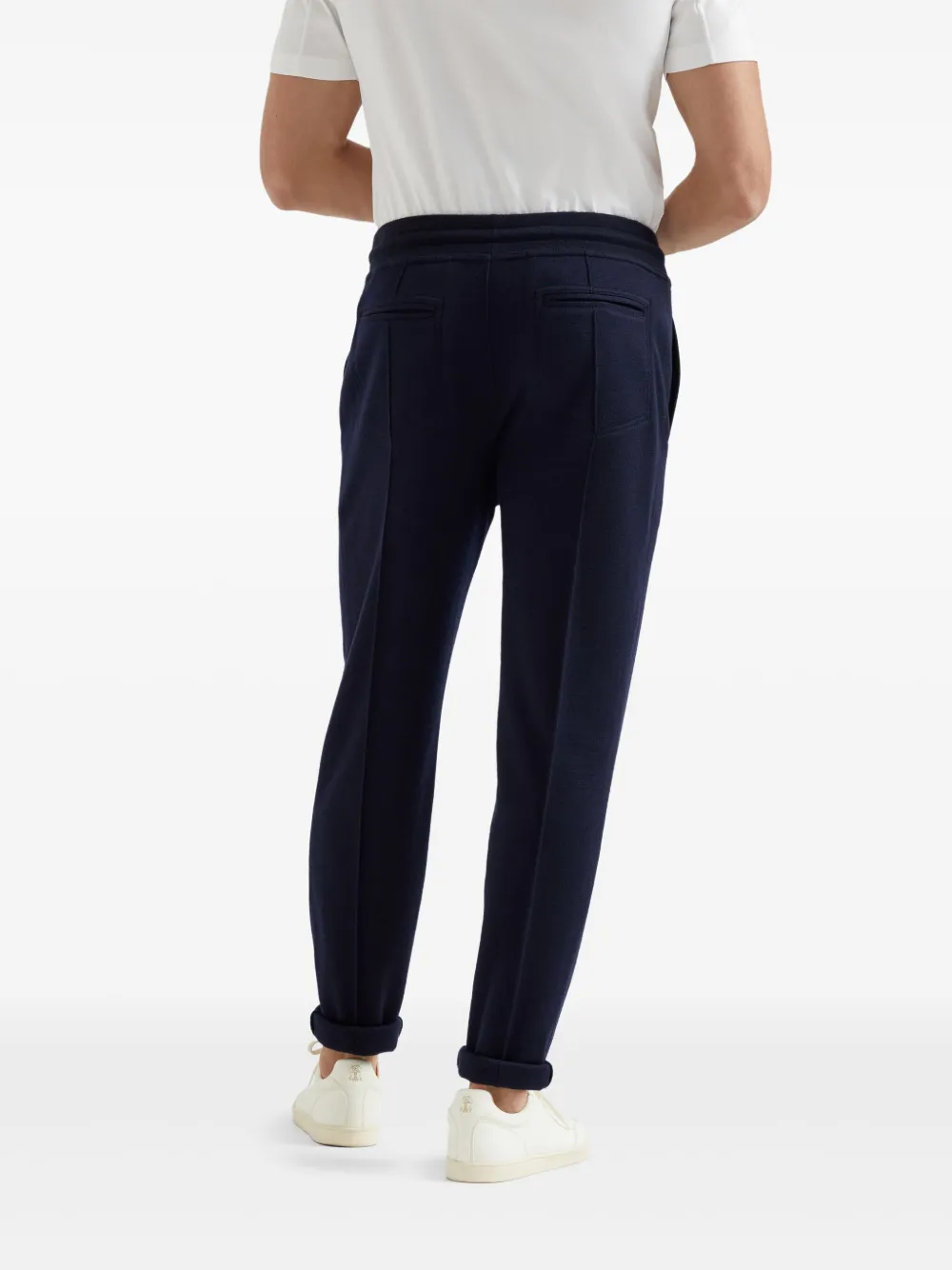 Brunello Cucinelli Badstof trainingsbroek Blauw