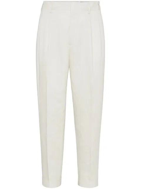 Brunello Cucinelli gabardine trousers