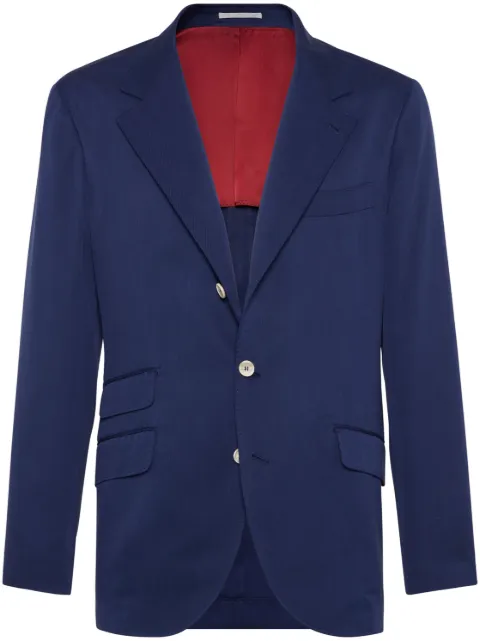 Brunello Cucinelli single-breasted blazer 
