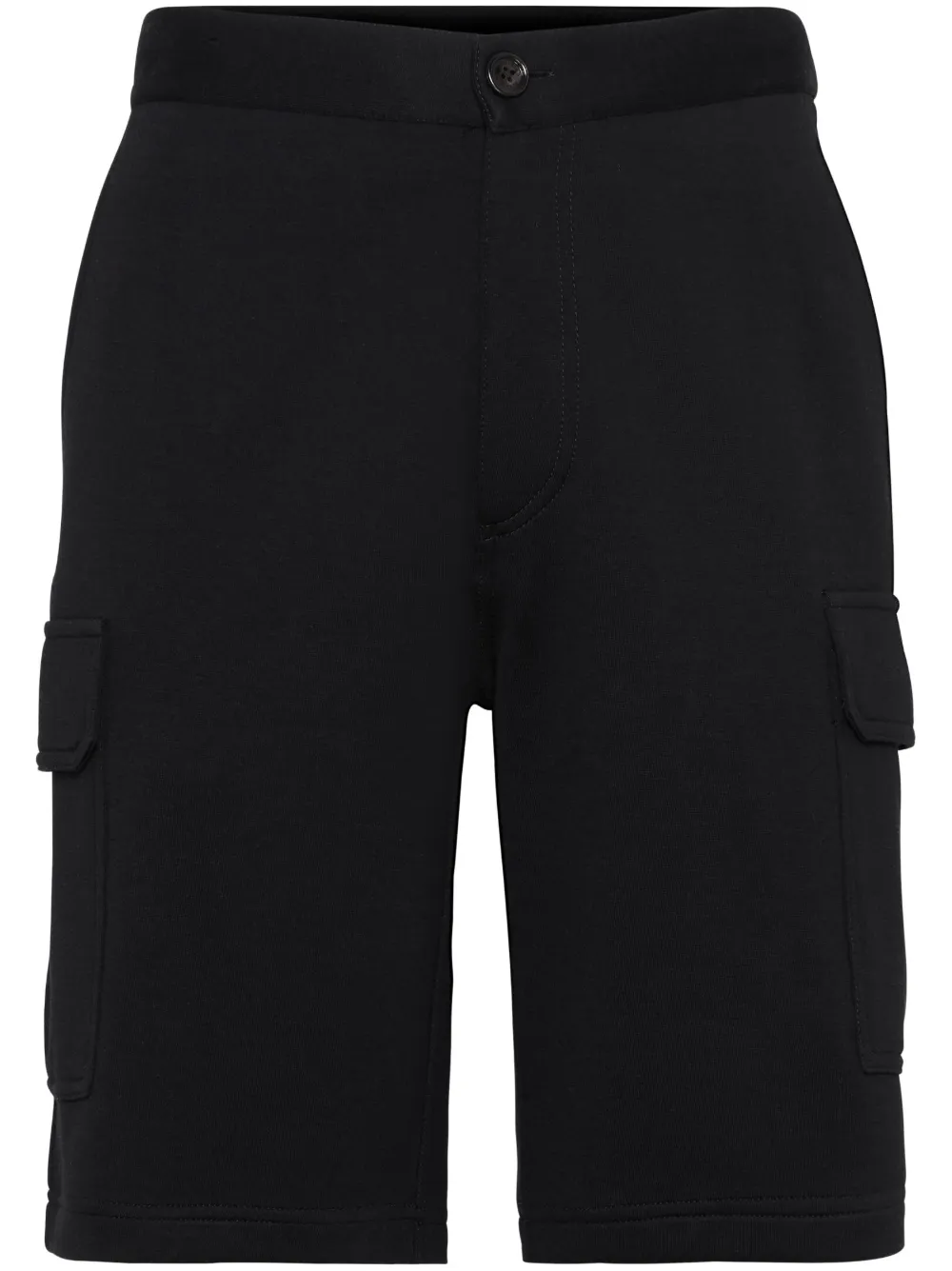 Brunello Cucinelli bermuda en tissu éponge | noir | Image 1