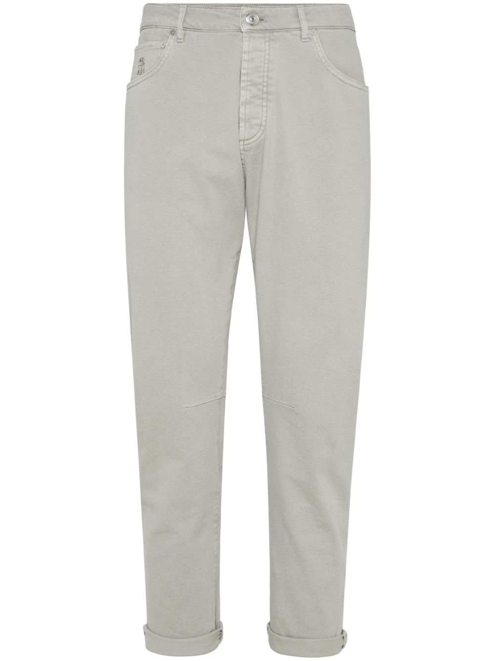 Brunello Cucinelli dyed straight jeans - Neutrals