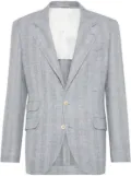 Brunello Cucinelli single-breasted blazer - Grey
