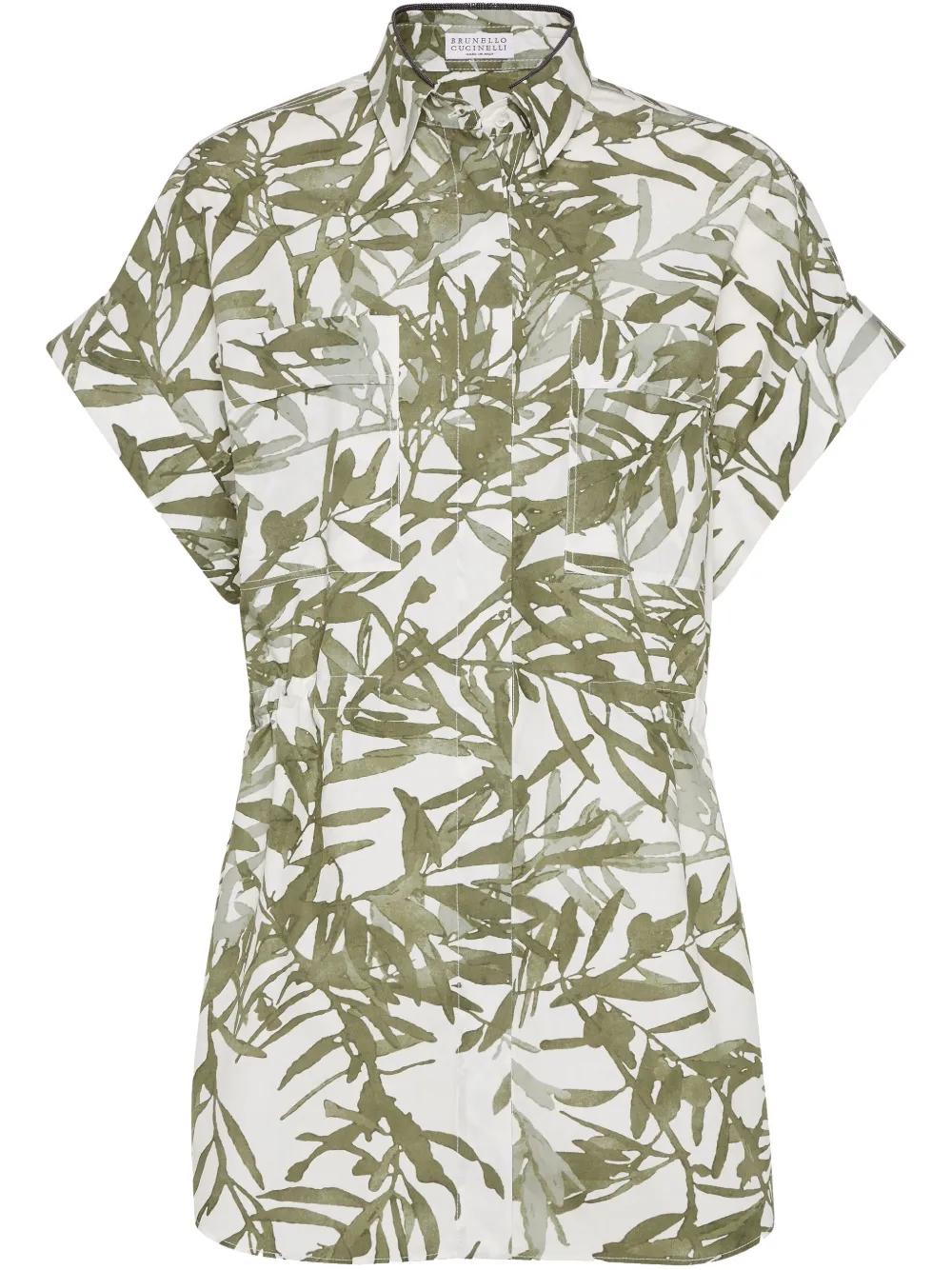 Brunello Cucinelli camisa de seda | verde | Image 1