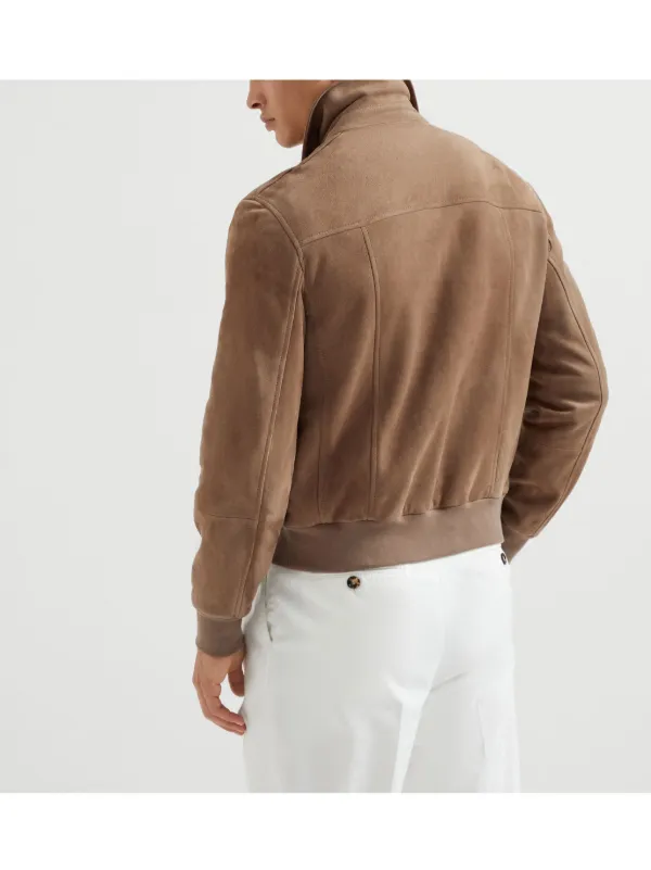 Brunello Cucinelli Giacca Modello Pilota | Marrone | FARFETCH IT