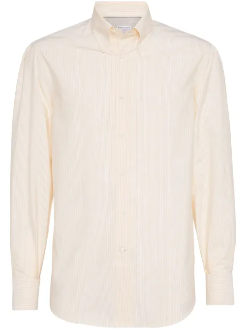 Chemise à rayures - Brunello Cucinelli - Modalova