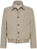 Brunello Cucinelli water-resistant bomber jacket - Neutrals