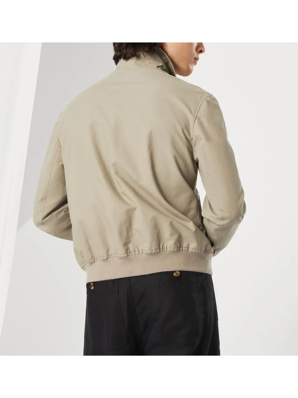 Shop Brunello Cucinelli Water-resistant Bomber Jacket In 中性色