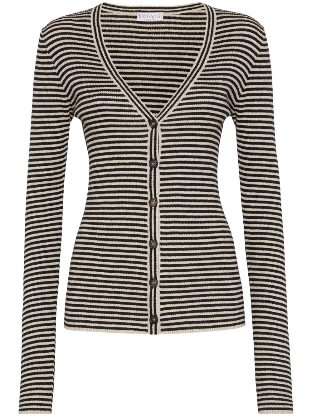 striped cardigan