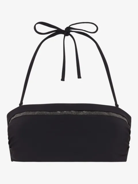 Brunello Cucinelli Monili chain-embellished bikini top