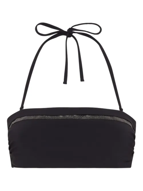 Haut de bikini à ornements métalliques - Brunello Cucinelli - Modalova