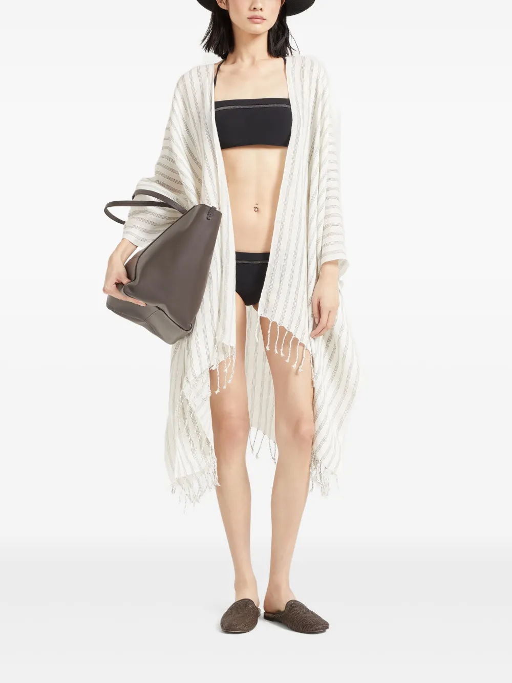 Brunello Cucinelli Monili chain-embellished bikini top | Bikinis | Image 2