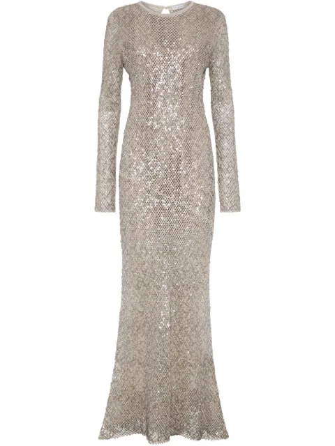 Brunello Cucinelli embroidered dress