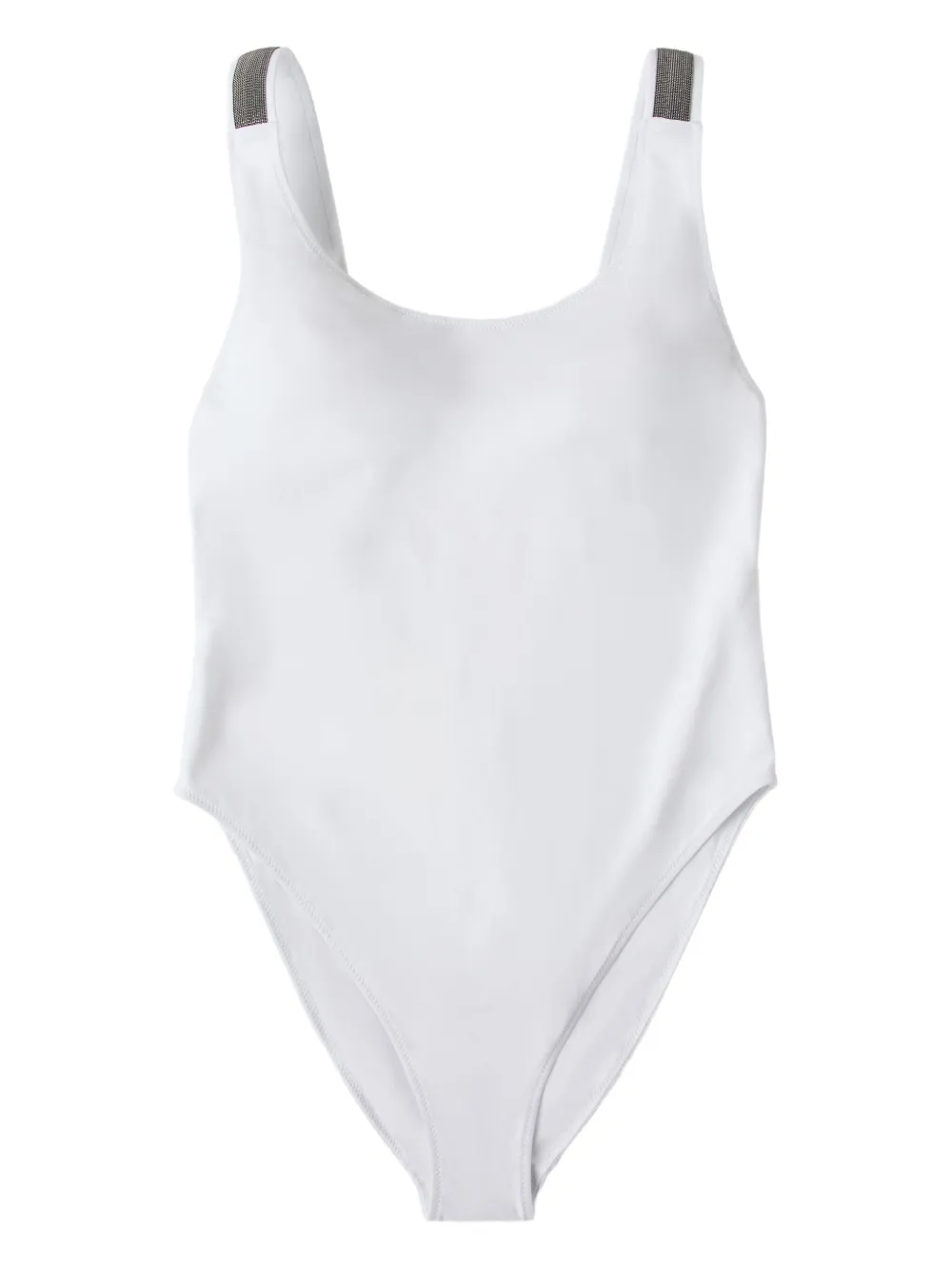 Brunello Cucinelli Badpak verfraaid met Monili-ketting Wit