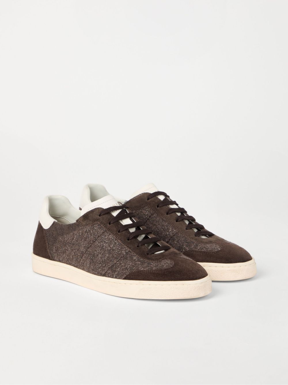 Brunello Cucinelli Gebreide sneakers - Bruin