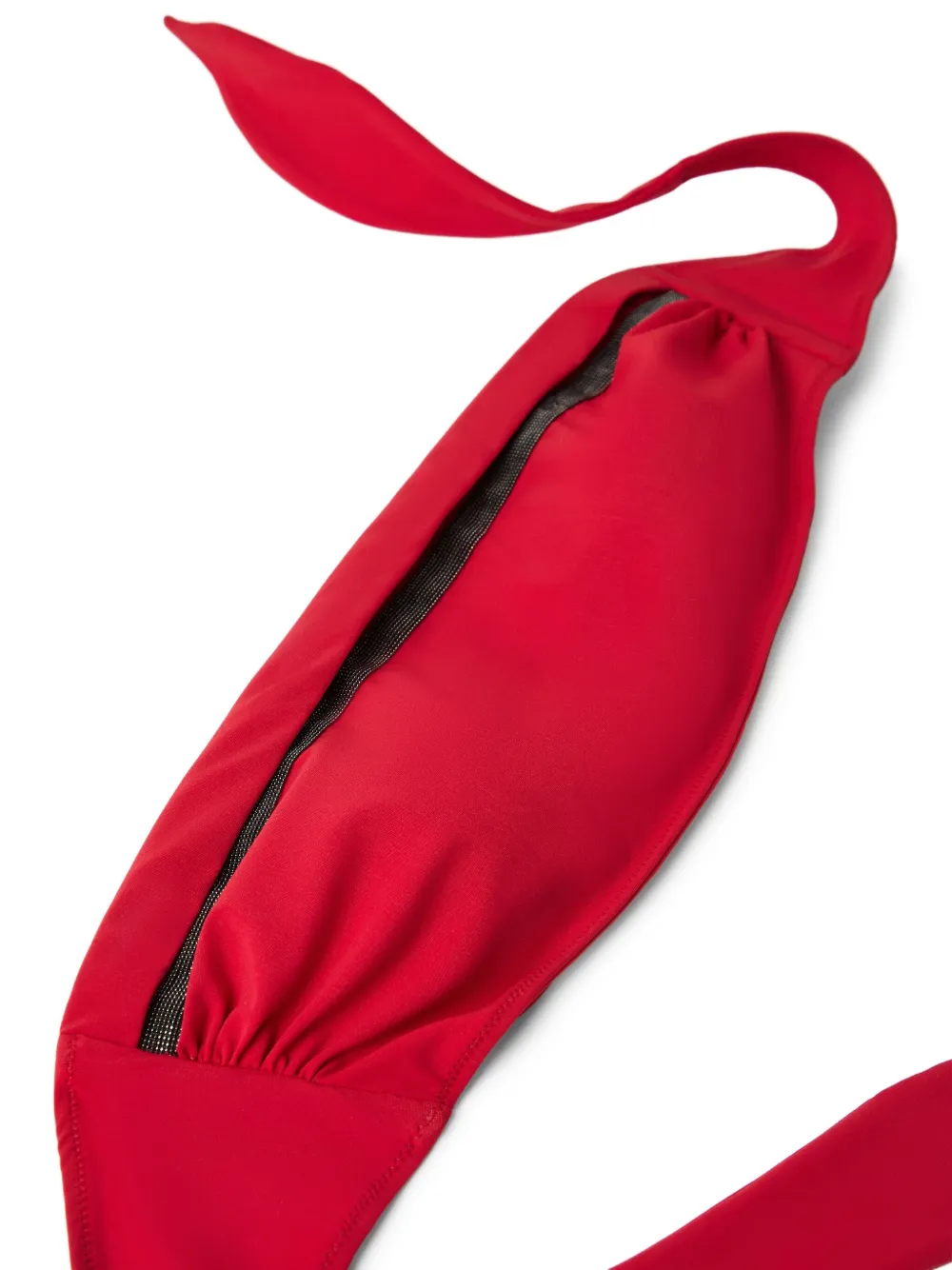 Brunello Cucinelli Bikinitop verfraaid met Monili-ketting Rood