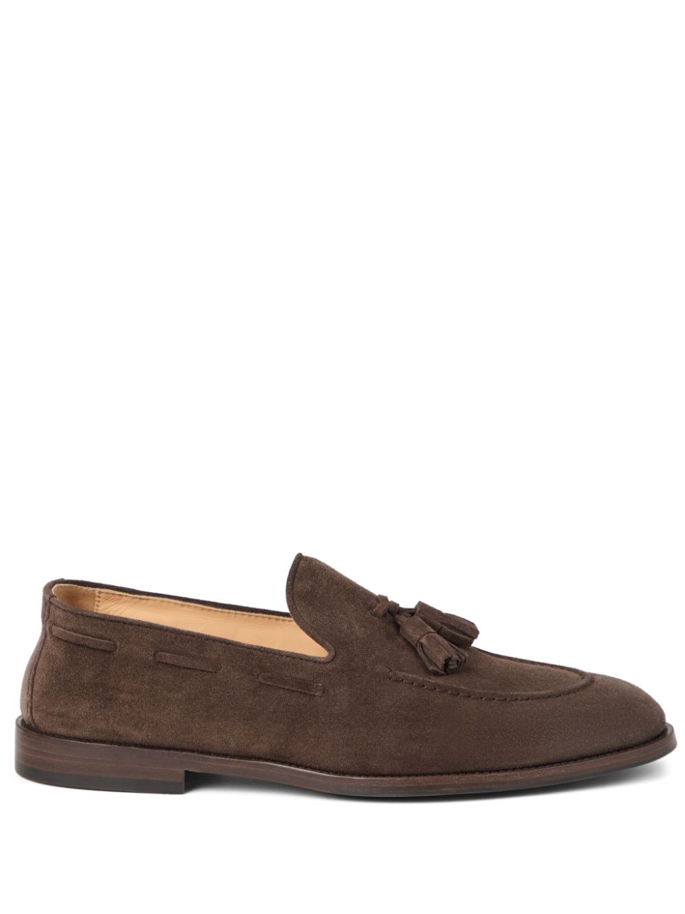 Brunello Cucinelli Suède loafers Bruin