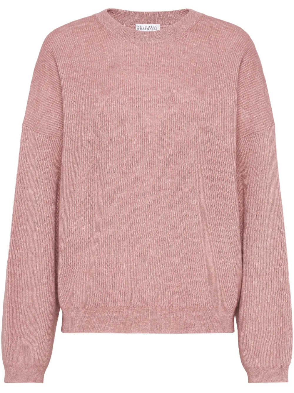 Brunello Cucinelli ribbed-knit sweater | Pink | Image 1
