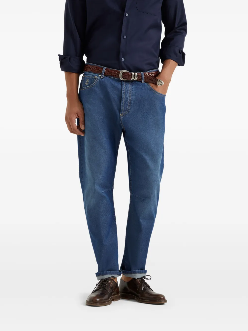 Brunello Cucinelli Straight jeans Blauw