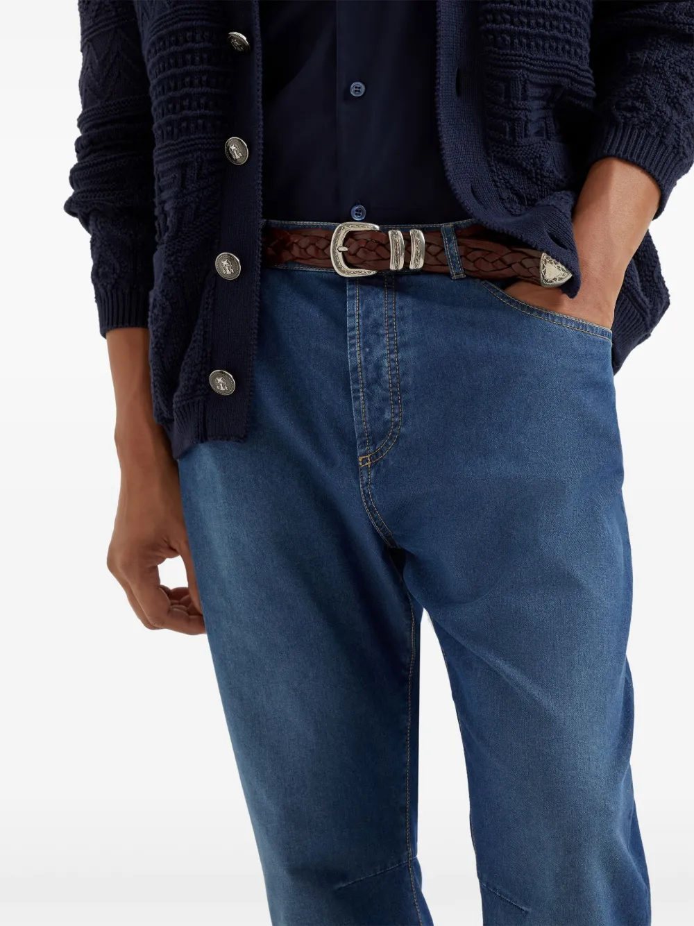 Brunello Cucinelli Straight jeans Blauw